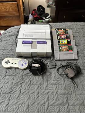 Nintendo Un275655196 Super W One Controller And 5 Games All Tested