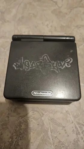 Vcongg74985a47 Nintendo Game Boy Advance Sp Ftwho Are You Ft Limited Edition Onyx Black Ags 001