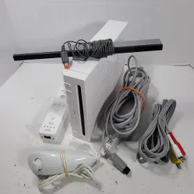Rvl-001 Nintendo Wh001 Wii Video Game System Remote Games Bundle Gamecube Console