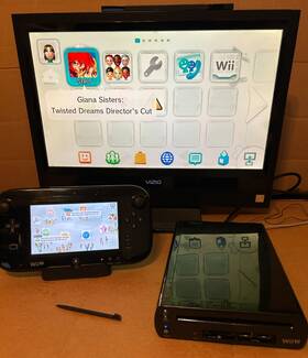 Nintendo Wup-01/ 02 Wii U Console And Gamepad With Stylus Only No Cords Or Games 6755