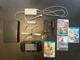 Wup-101 Nintendo 04 Wii U Console 32gb Bundle Gamepad 4x Games Zelda Amiibo