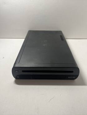 Nintendo Wup-101 2 Wii U 32gb Black Console Only Wup-101 02 For Parts Or Repair Read