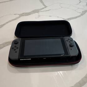 Nintendo Xaw10071668276 Switch Console W/ Smash Bros Cartridge Controllers Case Charger