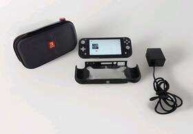 Nintendo Xjw10034921813 Switch Lite Gray Handheld Gaming System With Charger And Protective Case