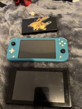 Nintendo Xjw10058992073 Switch Lite 32gb In Green Tablet And Ds For Parts Lot Of 3