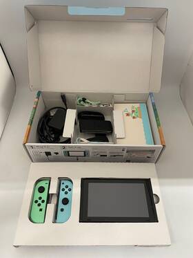 Nintendo Xkj10019865286 Switch Console Animal Crossing New Horizons Edition Game Not Included