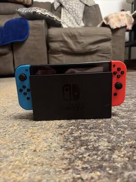 Nintendo Xkw50004890411 Switch 32gb Gray Console With Neon Red And Blue Joy-con