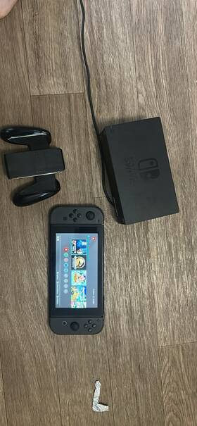 Nintendo Xkw5008331249 Switch Console Black/gray With Dock Joy-con Controllers Hdmi Wi-fi