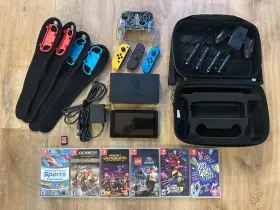 Xkw70022698141 Nintendo Switch 32gb Bundle With 7 Games And Accessories