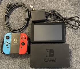 Nintendo Xtw50162648251 Switch With Neon Blue And Red Joy-con Preowned Great Condition