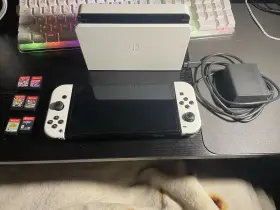 Xtw59956731025 Nintendo Switch Oled White Console With Games Barely Used