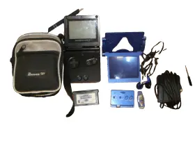 Xu57225419 Nintendo Game Boy Advance Sp Handheld Console - Onyx Black Plus Accessories