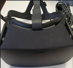 Oculus Ee742317 Rift Touch Virtual Reality System Console Black Cv1 Very Good 9e