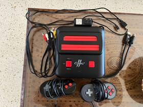 Old Skool Os-7081 Classiq 2 Hd 720p Twin Video Game System Black/red For Snes/nes