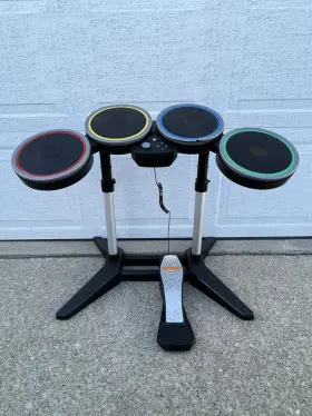 051-063 Pdp Rock Band Rivals Drum Kit With Stand And Pedal Playstation 4 Ps4 -read Desc
