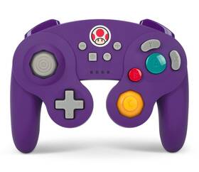 Powera Nsgp0263-01 Wireless Gamecube Controller Switch Toad Edition Excellent