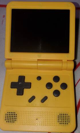 Powkiddy 774049715125 V90 3 Inch 16gb Retro Flip Handheld Game Console Portable Pocket Gameboy