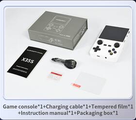 Powkiddy X35s 3.5 Inch Ips Screen Open Source Retro Handheld Video Game Console