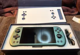 X55ge Powkiddy X55 Retro Handheld Game Console 16gb 128gb Green Open Box Never Used