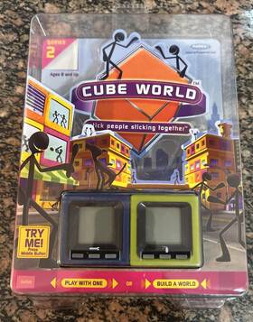 Radica 6058 Cube World Serie 2 Vintage Handheld Game And Watch Sealed