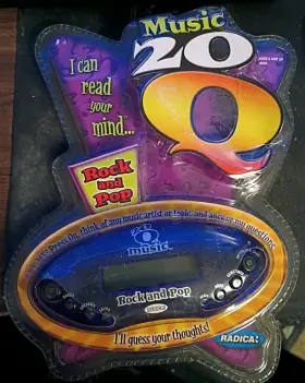 Radica 745938760540 20 Questions Handheld Music Rock And Pop Q New Sealed 2006 Electronic Battery