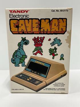 Radioshack 60-2172 Vintage 1983 Radio Shack Caveman Arcade Game Tandy Tabletop Handheld Video Works