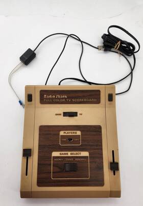 Radioshack 60-3055 Vintage Radio Shack Tennis Hockey Handball Color Tv Scoreboard 603055 Videogame