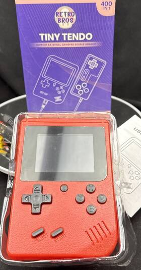 Retro Bros 629828365759 Video Game Console Built In 400 Games Portable Handheld Kids Travel Nib