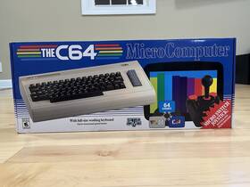 Retro Games Ltd. Thec64 Maxi Full Size Reproduction Commodore 64 With Built-in Games. Light Use