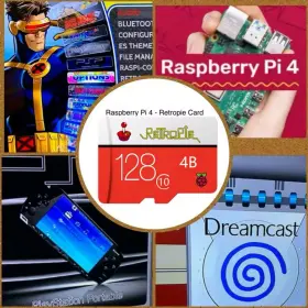 2abcb-rpi4b Retropie 128gb For Raspberrypi 4 Kingdom Hearts Inch Best Of 45 Emulators Collection