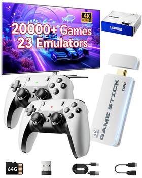 Rmoka 850070485913 2025 Upgraded Retro Gaming Console Stick Classic Video Games With 4k Hd