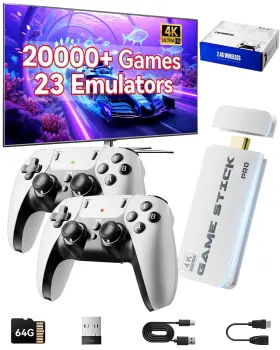 Rmoka 850070485913 2025 Upgraded Retro Gaming Console Stick Classic Video Games With 4k Hd