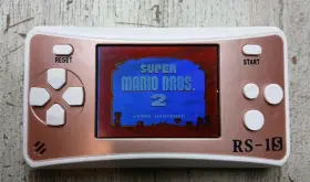 Rs-1s Rs-i Rs-is Handheld Game System Super Mario 2 168 Games