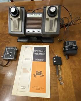 Sears 637.99737 Super Pong Iv 4 Tele-games Vintage 1976 Untested With Manual