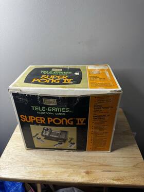 Sears 699737 Vintage Tele-games Atari Super Pong Iv Pre-owned In Original Box
