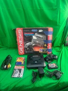 Sega 010086019605 Genesis Console Model 2 Mk-1960 With Box Columns Game Variant Manuals Br31