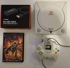 Sega 040009276785 Dreamcast System Console Official Controller Tested Bundle Lot Read