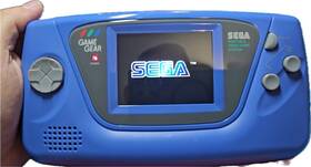Sega 2110-50 211050 Game Gear Handheld Blue Retrosix Ceramic Recap Ips V3.1 Re-shell Usb-c Ion