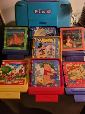 49002 Sega Vintage Pico Learning System With 7 Games