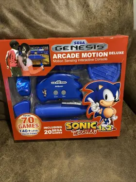 Sega 689466281866 Atgames Genesis Arcade Motion Sensing Interactive Deluxe Console Open Box