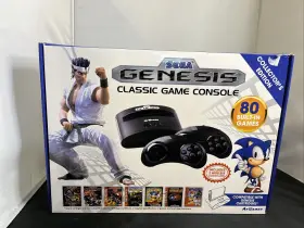Fb8200r-80m Sega Genesis Classic Black Game Console With 80 Preloaded Games Sonic Hedgehog Fb8200r-80m Sega Genesis Classic Black Game Console With 80 Preloaded Games Sonic Hedgehog