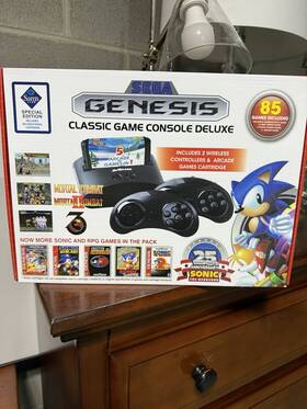 Sega Fb8280 Genesis Classic Game Console Deluxe 85 Built In Games