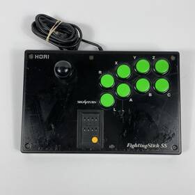 Sega Hss07 Saturn Hori Fighting Stick Ss Controller Hss-07 Tested Japan
