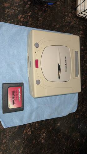 Sega Hst-0019 Saturn White Console Japan Import