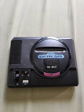 Sega Mk-1600 Genesis 16-bit High Definition Graphics Works Console Only