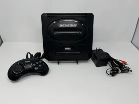 Mk-1631 Sega Mk1631 Genesis Ii 16mb Home Console - Black Tested Cleaned And Working