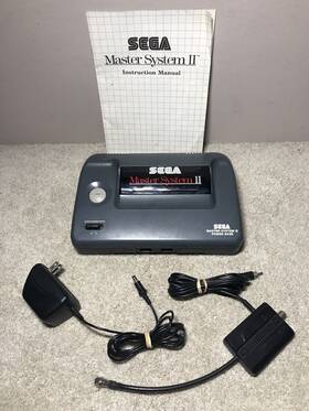 Sega Mk-3006 Master System Ii 2 Console With Cords - Tested Works