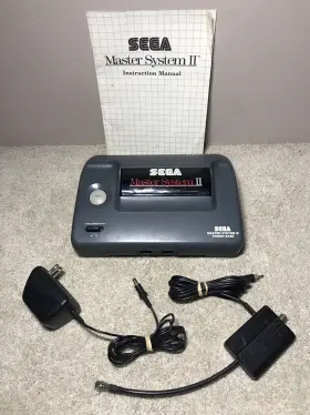 Mk-3006 Sega Master System Ii 2 Console With Cords - Tested Works