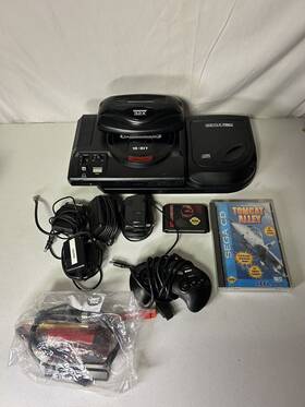 Sega Mk-4102a Genesis 32x And Cd Tower Of Power Consoles Tested Working