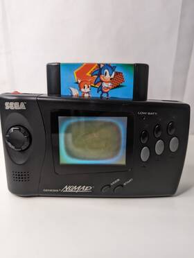 Sega Mk-6100 Genesis Nomad Handheld Console ... Games Tested Working Read